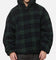 Carre Sherpa Hooded Jumper Tartan Plaid