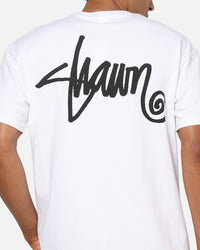 S Double Shawn Script T-Shirt White