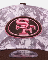 New Era San Francisco 49ers 'Pink Tree Camo' 9FORTY A-Frame Snapback Pink