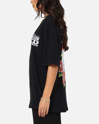 Ed Hardy Death & Bloom T-Shirt Black