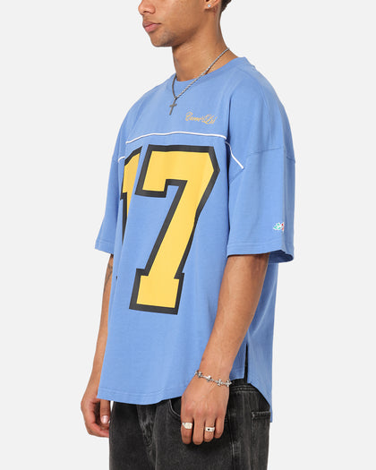 Carre Hitta Grid Iron T-Shirt Blue/Yellow