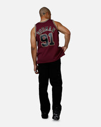 Mitchell & Ness Chicago Bulls Dennis Rodman 1997 Swingman Jersey Burgundy