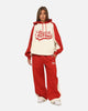 Carre Sport C Hoodie Off White/Red