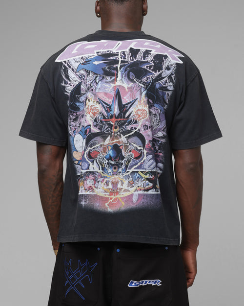 Loiter Loiter x Sonic Metal Sonic Vintage T-Shirt Black
