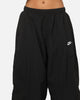 Nike Club Woven Oversized Track Pants Black