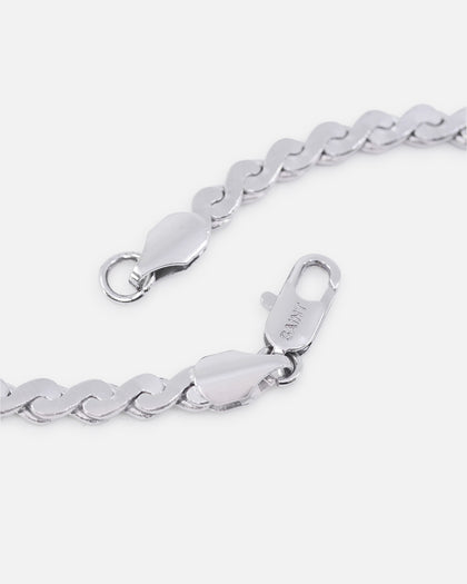 Saint Morta Infinity Chain White Gold