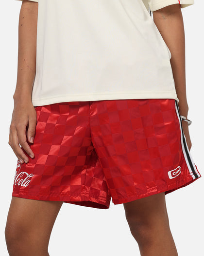 Carre Carré X Coca Cola Legacy Checker Shorts Red