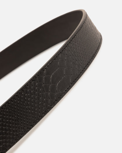 Saint Morta Logo Belt Black