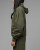 Loiter Hybrid Premium Hoodie Olive/Pink