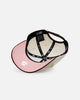 New Era Atlanta Braves 'Pink Satin Hearts Walnut' 9FORTY A-Frame Snapback Chrome/Walnut