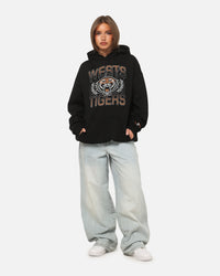 Bleacher Athletic Wests Tigers NRL Adult Club Wreath Hoodie Black