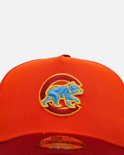 New Era Chicago Cubs 'Horizon' 9FORTY A-Frame Snapback Orange