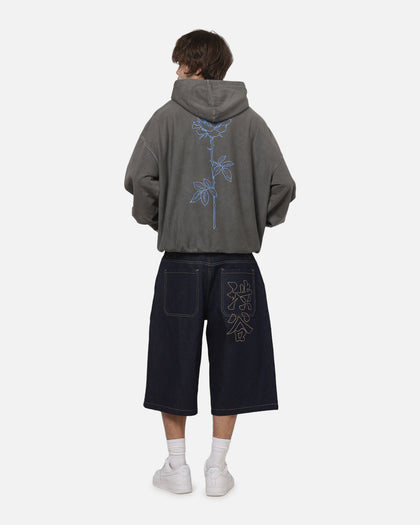 XXIII Rose Hoodie Washed Charcoal/Blue