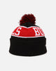 Mitchell & Ness Chicago Bulls Team Pom Beanie Black/Red