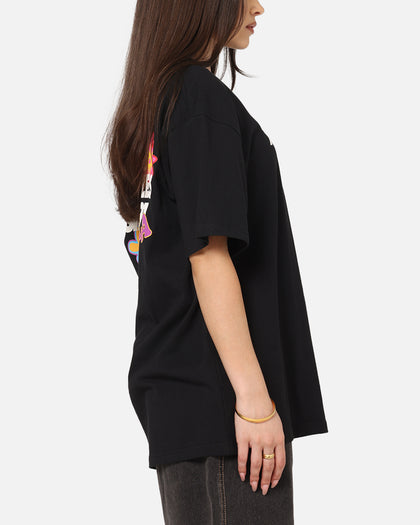 X-Large Flowers T-Shirt Black