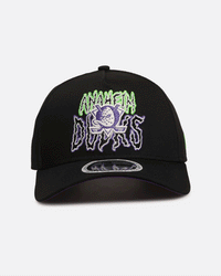 New Era Anaheim Ducks 'Spooky Script' 9FORTY A-Frame Snapback Black/Green/Purple