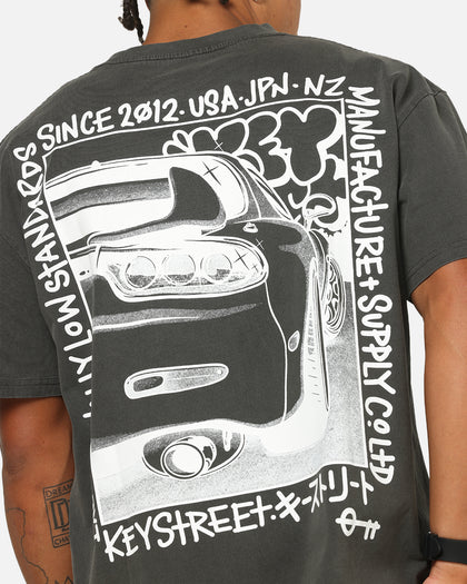 Key Street Twotone T-Shirt Black Wash