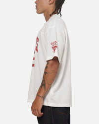 Mitchell & Ness Chicago Bulls Open Mesh T-Shirt Cream