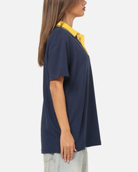 Bleacher Athletic North Queensland Cowboys NRL Adult Golf  Polo T-Shirt Navy