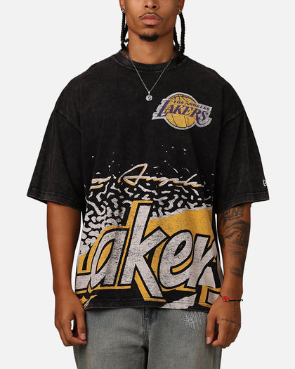 New Era Los Angeles Lakers Sport Class T-Shirt Washed Black