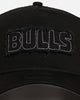 New Era Chicago Bulls 'Distressed' 9FORTY A-Frame Trucker Snapback Black/White