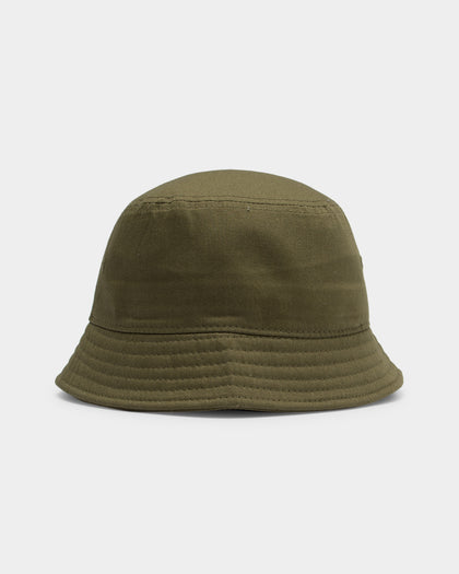 EN ES Plain Bucket Hat Black Olive