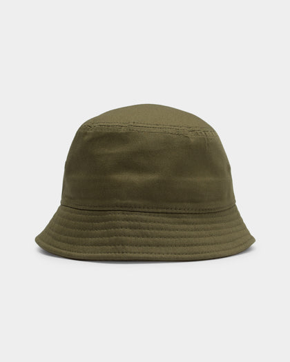 EN ES Plain Bucket Hat Black Olive