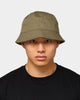 EN ES Plain Bucket Hat Black Olive