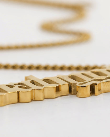 Raising Hell Women's 18" Babygirl Pendant Gold