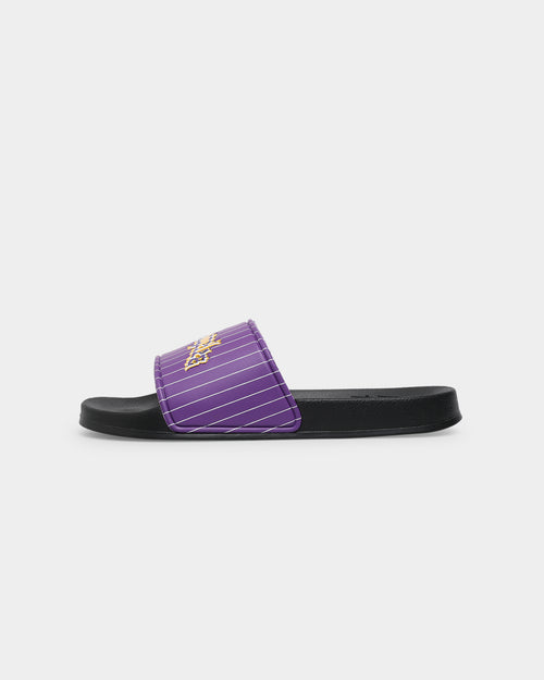 73Studio Los Angeles Slides Purple/Yellow