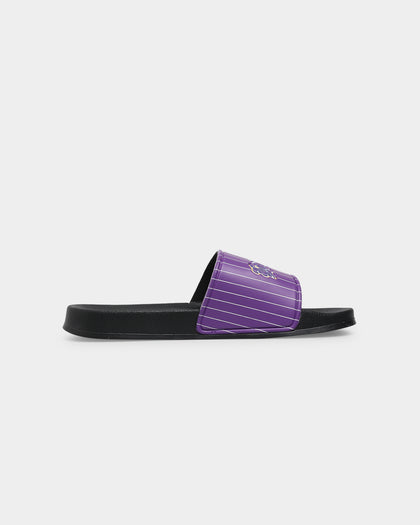 73Studio Los Angeles Slides Purple/Yellow