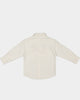 EN ES KIDS Kids' Style Long Sleeve Button Up Shirt Beige