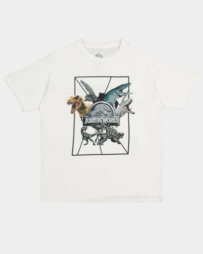 Shortie Kids' Jurassic Park T-Shirt White