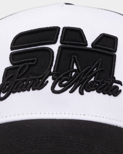 Saint Morta Moto Trucker Snapback Black/White