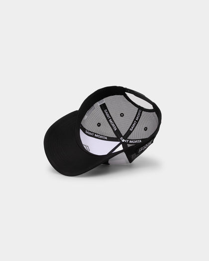 Saint Morta Moto Trucker Snapback Black/White