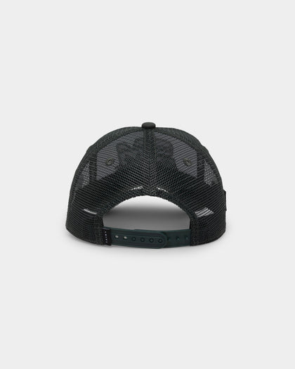 Saint Morta Moto Trucker Snapback Dark Green/White
