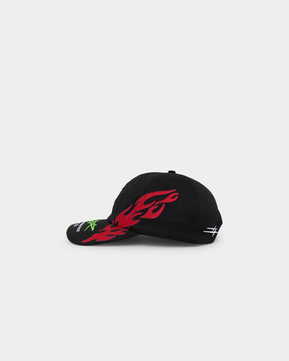 Loiter X The Anti Order Flame Hat Black/Red