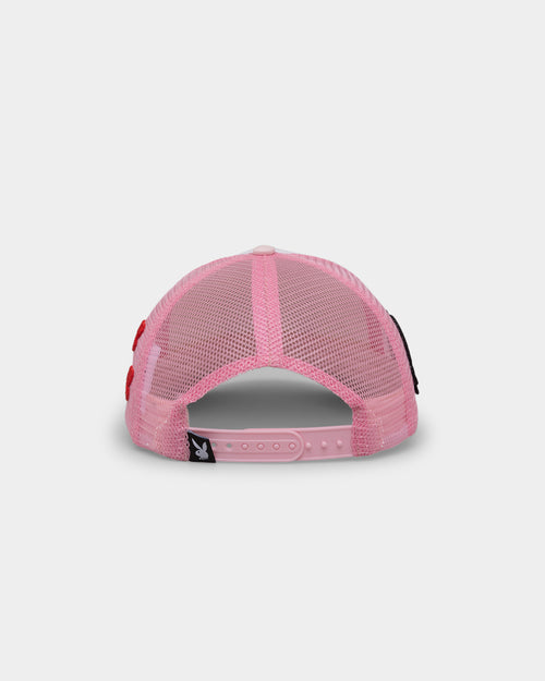 Playboy X Culture Kings Club Trucker Snapback Pink