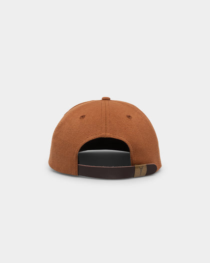 Carre Floraux Wool Strapback Tobacco