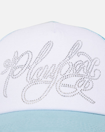 Playboy By Culture Kings Shyne Trucker Cap Light Blue