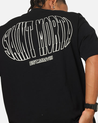 Saint Morta Global Boxy T-Shirt Black