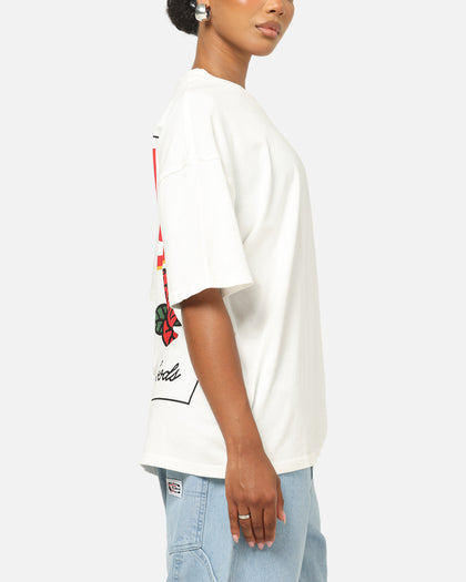 Carre Rose Box T-Shirt Off White