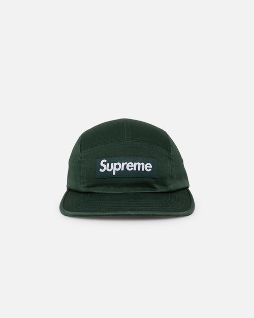 Supreme Washed Chino Twill Camp Cap Green