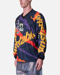 MNML Unstable Moto Long Sleeve T-Shirt Orange Multi