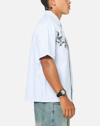 Saint Morta Holy Ghost Button Up Shirt Blue/White