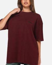 Ed Hardy Sacred Heart T-Shirt Burgundy