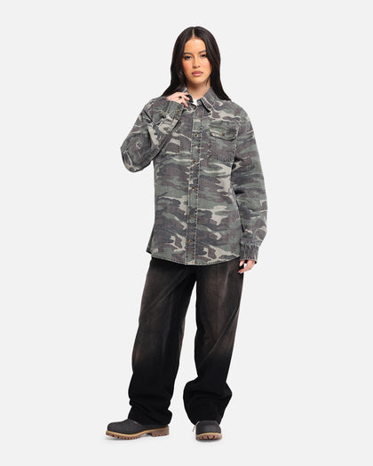 XXIII Slub Overshirt Camo
