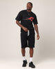 Saint Morta Baggy 90's Sweat Shorts Black