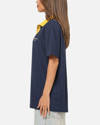 Bleacher Athletic North Queensland Cowboys NRL Adult Golf  Polo T-Shirt Navy