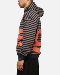 X-Large Mocha Captain Zip Hoodie Black
